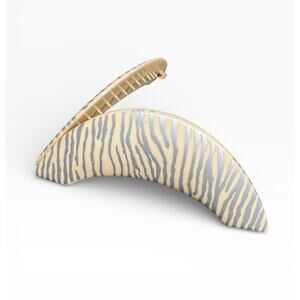 Vintage Buch & Deichmann Made In Denmark Zebra Stripes Hair Clip